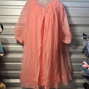 Vintage Worth pink nightgown